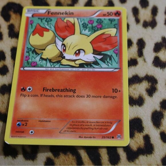 Fennekin 25/162 Pokemon Card - Picture 1 of 1